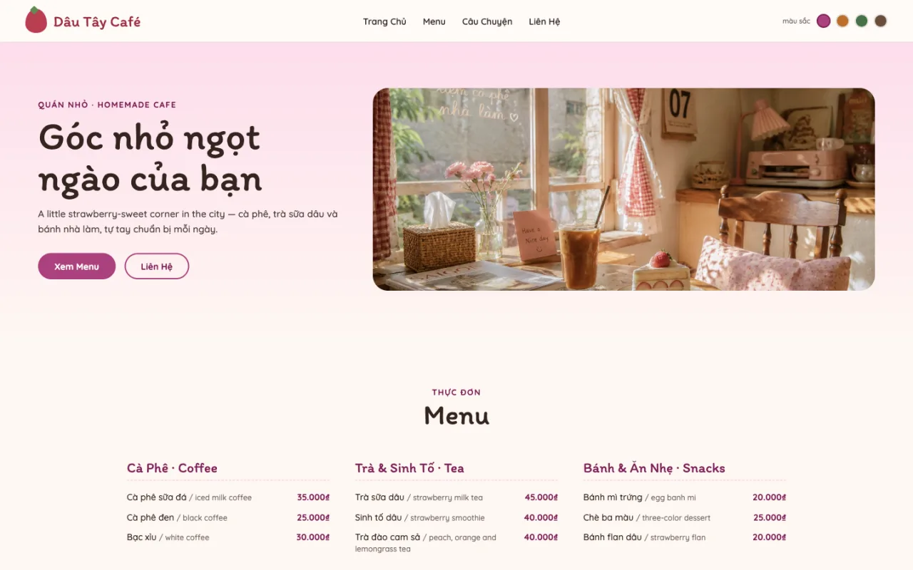 Dâu Tây Café